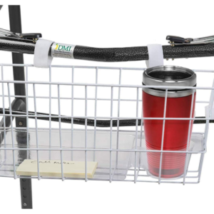 Universal Walker Storage Basket with Insert Tray and Cup Holder