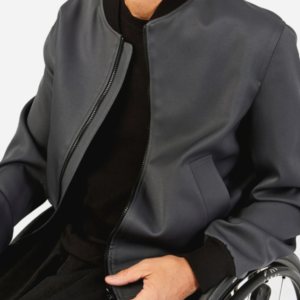 Camilleri Spring Bomber Jacket with Magnetic Zipper Pull