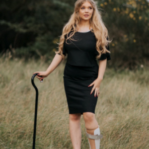 ‘Frances’ Side-Fastening Pencil Skirt In Black