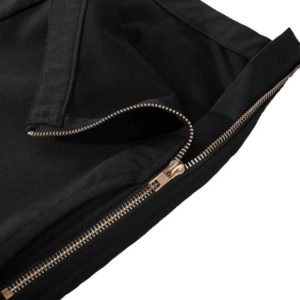 Nicki' Petite Black Trousers With Side Zips