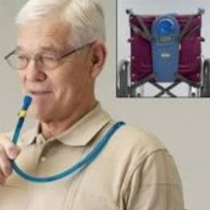 Wheelchair and Walker Hydration Bladder Drinking System