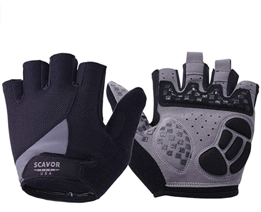 Padded Fingerless Mountain Biking Mesh Gloves