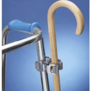 Cane Holder for Walkers and Wheelchairs